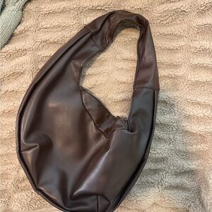 Princess Polly Brown Leather Hobo Bag